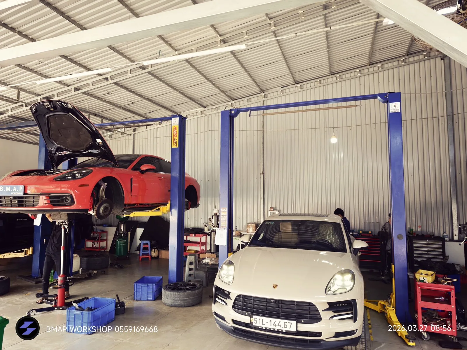 Bảo dưỡng Porsche ở Quận 7 và Phú Mỹ Hưng - phê duyệt dầu, mốc dịch vụ và chi phí