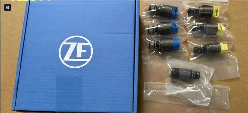 Bộ van điện từ (solenoid) ZF chính hãng cho hộp số 8HP, đóng gói trong hộp ZF