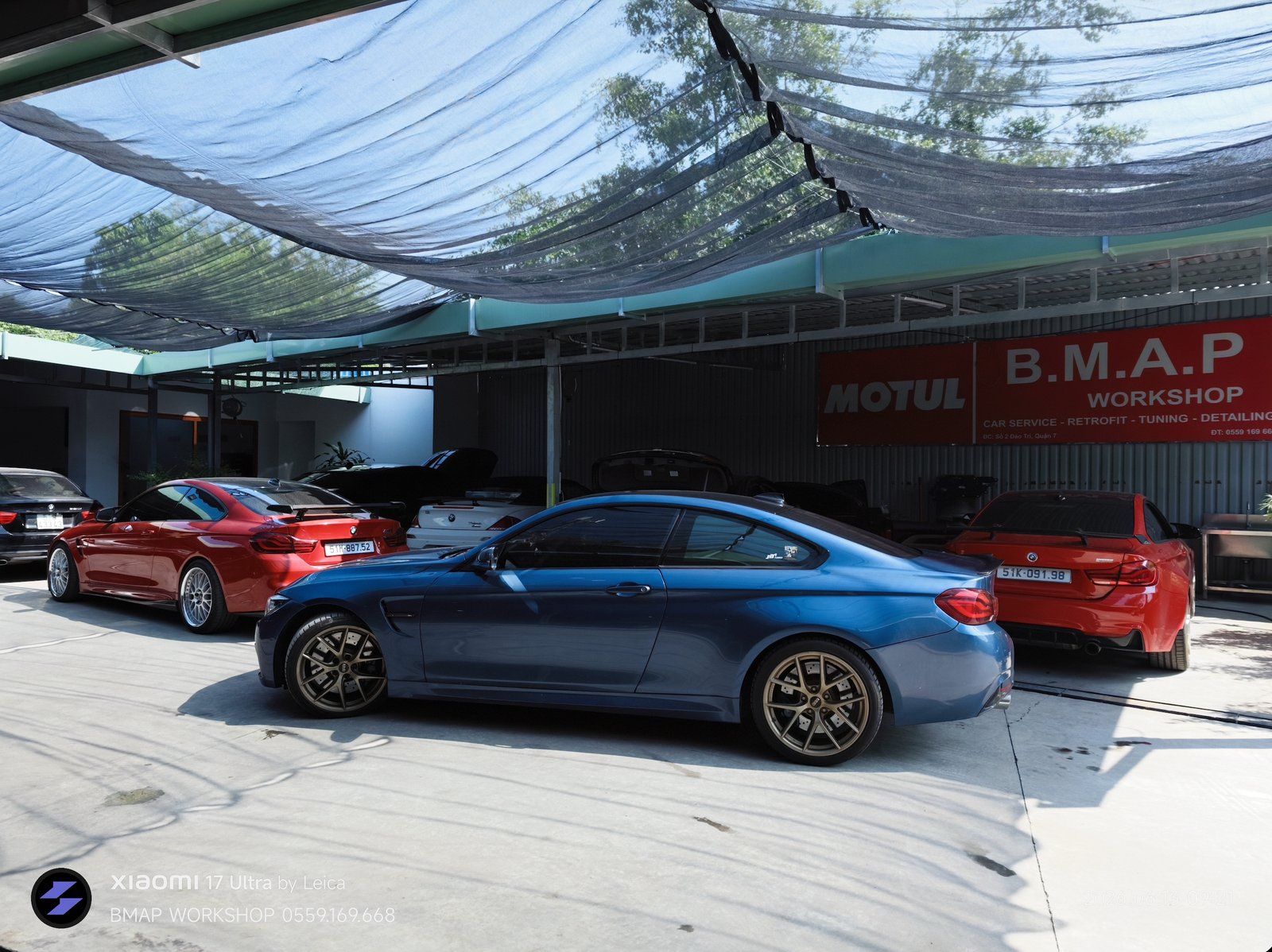 BMW 428i coupe sau khi sửa xong tại BMW