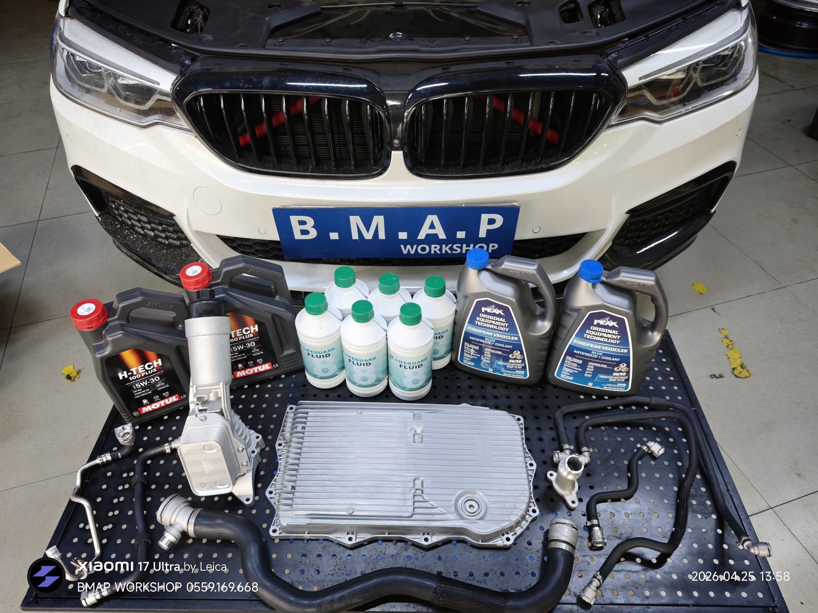 Bảo dưỡng mốc 80k km cho BMW G30 530i